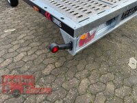 Lorries PL35-5521 - 3500 kg kippbarer leichter Autotransporter mit ALU Standschienen und Rampen