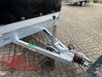 EDUARD 3118 -GD- 310 x 180 - Hochlader, Bordwände 30cm -2000kg- Lfh: 63cm -195/50R13 mit Hochplane SP-Line