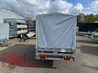 martz Basic 264 - 750 kg Anhänger 264 x 126 mit ECO Hochplane 140 cm Innenhöhe - SB