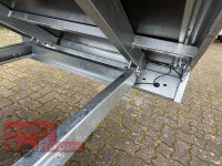 Saris K1 256 150 1500 E Black Edition - 1500 kg Heckkipper - Einachser - gebremst - Bordwände 35 cm - E-Pumpe mit SI-GI Laubgitter