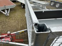 Saris K1 256 150 1500 E Black Edition - 1500 kg Heckkipper - Einachser - gebremst - Bordwände 35 cm - E-Pumpe mit SI-GI Laubgitter