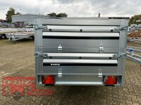 Brenderup 2260 SUB 750 - 258 x 128 x 40 Vorder und Rückwand klappbar - ungebremst 750 KG mit 40 cm Kastenaufsatz