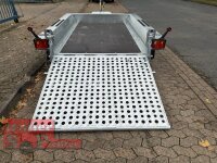 martz BAU 260/2 - 2700 kg Baumaschinentransporter - Heckrampe