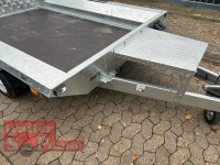 martz BAU-3 260/2 S 2,7T - 2700 kg Baumaschinentransporter - Heckrampe