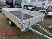 EDUARD 2514 -UE- Hochlader, Bordwände 30cm -750kg- Lfh: 56cm -195/55R10 - 100 KM/H - mit H-Gestell und Stützrad