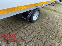 EDUARD 2514 -UE- Hochlader, Bordwände 30cm -750kg- Lfh: 56cm -195/55R10 - 100 KM/H - mit H-Gestell und Stützrad