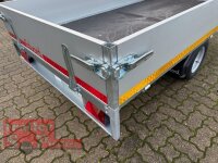 EDUARD 2514 -UE- Hochlader, Bordwände 30cm -750kg- Lfh: 56cm -195/55R10 - 100 KM/H - mit H-Gestell und Stützrad