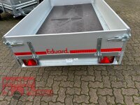 EDUARD 2514 -UE- Hochlader, Bordwände 30cm -750kg- Lfh: 56cm -195/55R10 - 100 KM/H - mit H-Gestell und Stützrad