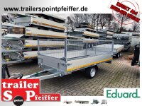 EDUARD 3015 -GE- Hochlader, Bordwände 30cm -1350kg- Lfh: 63cm -195/50R13 mit 3015 - Laubgitter - 60cm hoch