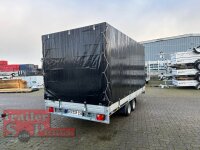 martz GT PLATEAU 400 S 2.7T ALU Boden - Rampen - Winde - Multitransporter Hochlader mit ALU Bordwänden mit Hochplane SP-Line
