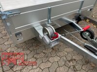 martz GT PLATEAU 400 S 2.7T ALU Boden - Rampen - Winde - Multitransporter Hochlader mit ALU Bordwänden mit Hochplane SP-Line