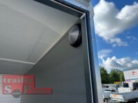 Böckmann KT-AL 3015/27 M F R/T-K Kofferanhänger mit Vollaluminium Aufbau - Tür- /Rampe Kombination