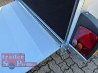 Böckmann KT-AL 3015/27 M F R/T-K Kofferanhänger mit Vollaluminium Aufbau - Tür- /Rampe Kombination