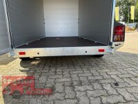 Böckmann KT-AL 3015/27 M F R/T-K Kofferanhänger mit Vollaluminium Aufbau - Tür- /Rampe Kombination