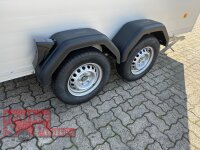 Böckmann KT-AL 3015/27 M F R/T-K Kofferanhänger mit Vollaluminium Aufbau - Tür- /Rampe Kombination