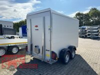 Böckmann KT-AL 3015/27 M F R/T-K Kofferanhänger mit Vollaluminium Aufbau - Tür- /Rampe Kombination