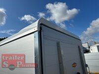 Böckmann KT-AL 3015/27 M F R/T-K Kofferanhänger mit Vollaluminium Aufbau - Tür- /Rampe Kombination