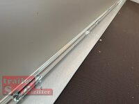 AKTION - Eduard 2314 750 KG Hochlader - Ungebremste Einzelachser - 2.3x1.45m - Ladehöhe:56 cm - 195/55R10 - Bordwände 30cm Hochplane PLED 100 und Stützrad