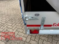 AKTION - Eduard 2314 750 KG Hochlader - Ungebremste Einzelachser - 2.3x1.45m - Ladehöhe:56 cm - 195/55R10 - Bordwände 30cm Hochplane PLED 100 und Stützrad