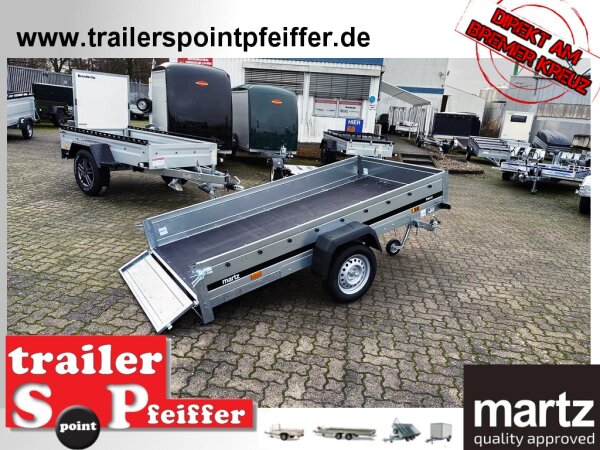martz Basic 264 KIPP - 750 kg Anhänger kippbar - klappbare Deichsel - 264 x 126