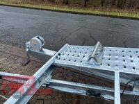 martz GT 450 2.7T - leichter Autotrailer - vorne und hinten abgeknickt - Winde - Radstopper