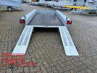 Vlemmix TX 354018 - L Maschinentransporter - Baggeranhänger 400 x 180 - 3500 kg - 2 stehende Einzelrampen
