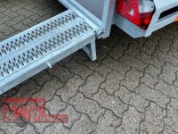Vlemmix TX 354018 - L Maschinentransporter - Baggeranhänger 400 x 180 - 3500 kg - 2 stehende Einzelrampen