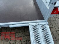 ABVERKAUF Vlemmix MT 3015 2700 - Maschinentransporter - Baggeranhänger - 2 stehende Einzelrampen