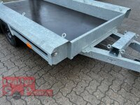 ABVERKAUF Vlemmix MT 3015 2700 - Maschinentransporter - Baggeranhänger - 2 stehende Einzelrampen