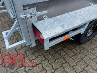 ABVERKAUF Vlemmix MT 3015 2700 - Maschinentransporter - Baggeranhänger - 2 stehende Einzelrampen