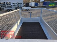 EDUARD 2615 -UE- Hochlader, Bordwände 30cm -0750kg- Lfh: 72cm -155R13 mit EDUARD 2615 - Laubgitter pendelbar - 70cm hoch