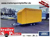Lorries PLI27-4521 - 2700 kg kippbarer Autotransporter m. Hochplane SP-Line / Rollo + Schiebeplane beidseitig + RUNDDACH ÖKO70