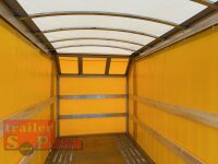 Lorries PLI27-4521 - 2700 kg kippbarer Autotransporter m. Hochplane SP-Line / Rollo + Schiebeplane beidseitig + RUNDDACH ÖKO70