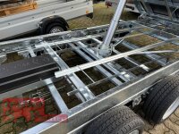 Saris K3 406 204 3500 3 B E - Heavy Duty 3500 kg Blattfedern - 3 Seitenkipper - mit Elektropumpe + NOT - Rampenschacht