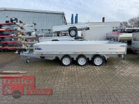 Saris K3 406 204 3500 3 B E - Heavy Duty 3500 kg Blattfedern - 3 Seitenkipper - mit Elektropumpe + NOT - Rampenschacht
