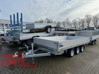 Saris K3 406 204 3500 3 B E - Heavy Duty 3500 kg Blattfedern - 3 Seitenkipper - mit Elektropumpe + NOT - Rampenschacht