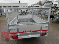 EDUARD 2514 -GE- Heckkipper, Bordwände 30cm -1500kg- H-Pumpe - Lfh: 63cm -195/50R13 mit 2514 - Laubgitter pendelbar - 60cm hoch