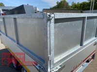EDUARD 2615 -GD- Heckkipper, Auffahrschienen, Bordwände 30cm -2500kg- H-Pumpe - Lfh: 72cm -165R13 mit Stahl - Kastenaufsatz