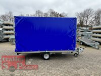 EDUARD 3118 -GE- Hochlader, Auffahrschienen & Winde, Bordwände 10cm -1500kg- Lfh: 56cm -195/55R10 mit Hochplane SP-Line Runddach und vorne mit extra RUND und Heckrollo
