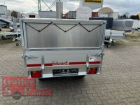 EDUARD 2514 -GD- 100km/h - Heckkipper, Bordwände 30cm -2000kg- FLEXePUMPE - Lfh: 63cm -195/50R13 mit Stahl - Kastenaufsatz - Flachplane ( 3 Bügel )