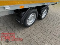 EDUARD 2514 -GD- 100km/h - Heckkipper, Bordwände 30cm -2000kg- FLEXePUMPE - Lfh: 63cm -195/50R13 mit Stahl - Kastenaufsatz - Flachplane ( 3 Bügel )