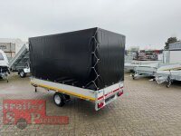 EDUARD 3015 -GE- Hochlader, Bordwände 30cm -1350kg- Lfh: 56cm -195/55R10 mit Stützrad (48) mit Hochplane EDITION Black Bill