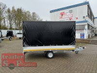 EDUARD 3015 -GE- Hochlader, Bordwände 30cm -1350kg- Lfh: 56cm -195/55R10 mit Stützrad (48) mit Hochplane EDITION Black Bill