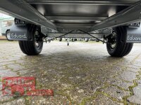 EDUARD 2514 -GE- Hochlader, Bordwände 30cm -1350kg- Lfh: 56cm -195/55R10 mit Stützrad mit Hochplane EDITION Black Bill