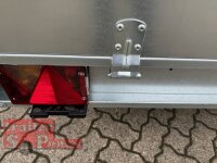Brenderup 2260 SB 1300 - 258 x 128 x 40 Vorder und Rückwand klappbar - gebremst 1300 KG mit Hochplane EDITION Black Bill
