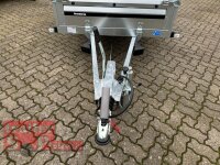 Brenderup 2260 SB 1300 - 258 x 128 x 40 Vorder und Rückwand klappbar - gebremst 1300 KG mit Hochplane EDITION Black Bill