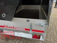 EDUARD 2514 -UE- Hochlader, Bordwände 30cm -750kg- Lfh: 56cm -195/55R10 - 100 KM/H - mit Hochplane EDITION Black Bill
