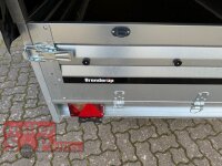 Brenderup 2300 SB 1300 - 302 x 153 x 40 Vorder und Rückwand klappbar - Einachser gebremst 1300 KG mit Hochplane EDITION Black Bill