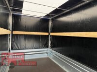 Brenderup 2300 SB 1300 - 302 x 153 x 40 Vorder und Rückwand klappbar - Einachser gebremst 1300 KG mit Hochplane EDITION Black Bill