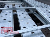 Aussteller / martz GT 400/2 S 3 T - leichter Autotrailer - vorne und hinten abgeknickt - Winde - Radstopper